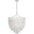 Transitional Julie Neill for Visual Comfort Signature Vacarro Large Chandelier in Plaster White For Sale - Image 3 of 7