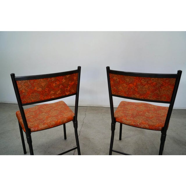 1960's Mid-Century Modern Folding Dining Chairs - a Pair For Sale - Image 10 of 13