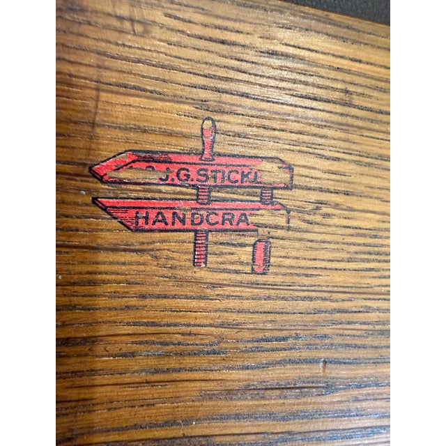 Arts & Crafts Stickley Drop Arm Settee For Sale - Image 3 of 12