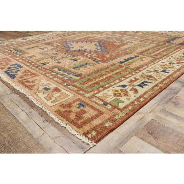 Oushak Style Rug - 08'01 X 09'07 For Sale In Dallas - Image 6 of 9