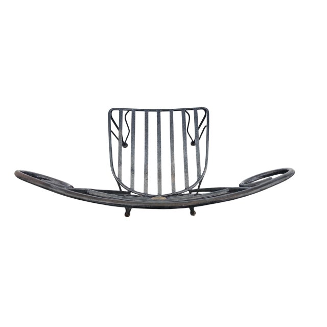 Metal French Style French Style Wrought Iron Chairs, Set of 4 For Sale - Image 7 of 9