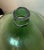 19th Century 19th Century Gigantic Rare Cut Off Top Hand Blown Green Glass Demijohn Carboy Wine Bottle Jug For Sale - Image 5 of 13