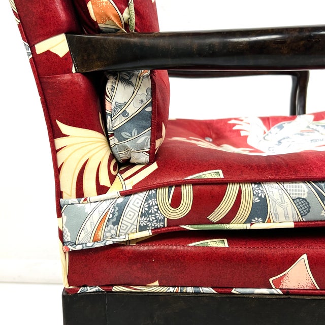 Set of 8 1970s Mario Buatta for Widdicomb Dining Chairs For Sale - Image 14 of 17