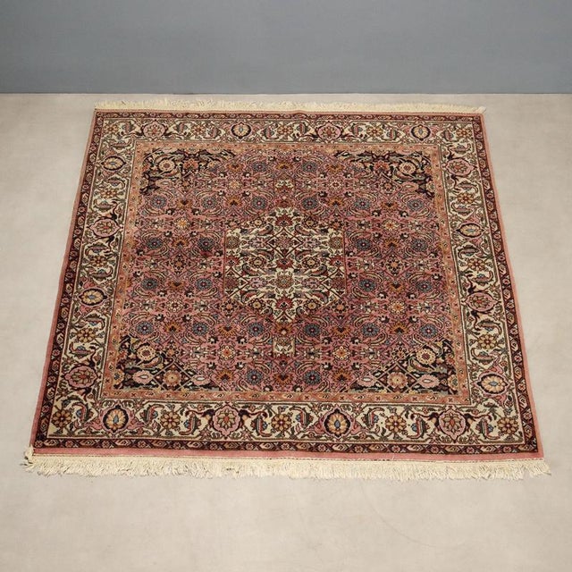 Tabriz Rug in Cotton and Wool For Sale - Image 3 of 8