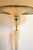 Floor lamp with glass structure, brass base and details, and fabric shade. Designer attributed to Tomaso Buzzi Made in...