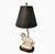 White Chinoiserie Blanc De Chine Tang Horse Table Lamp For Sale - Image 8 of 9