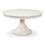 A pale wash keeps the angular pedestal and broad top visually light. A single faceted pedestal tapers from a wider lower...
