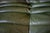 Ligne Roset Togo Three-Seater Sofa in Dubai Green Leather by Michel Ducaroy for Ligne Roset For Sale - Image 4 of 5
