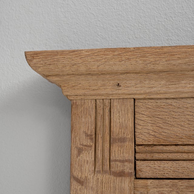 1910s Belgian Oak Mirror For Sale - Image 17 of 18