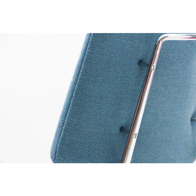 Blue Mid-Century Dining Chair For Sale - Image 8 of 9