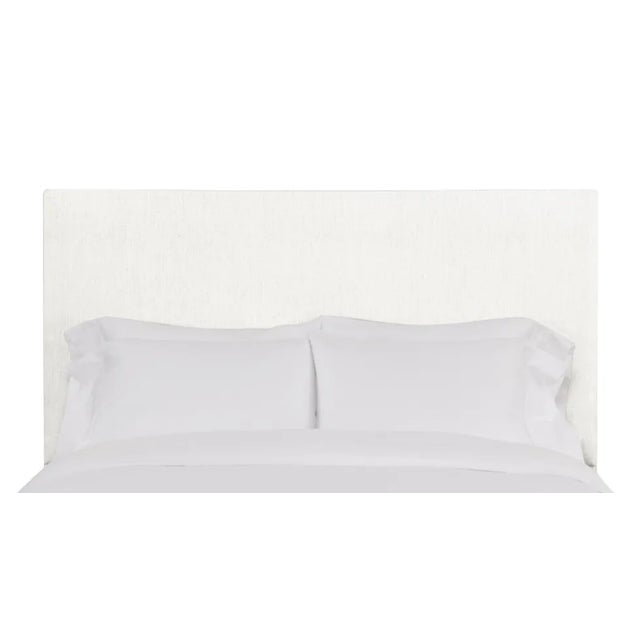 Hadley Full/Double Headboard, Ivory Linen For Sale