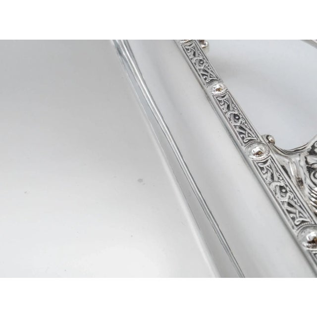 Celtic George V Arts & Crafts Sterling Silver Tray from Adie Brothers Ltd, Birmingham, United Kingdom, 1935 For Sale - Image 6 of 14