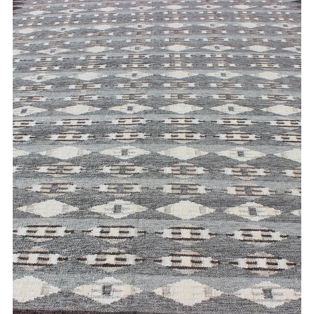 Large Modern Scandinavian/Swedish by Keivan Woven Arts 10' X 14' For Sale In Atlanta - Image 6 of 13