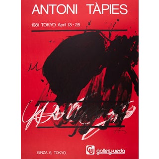 Tokyo Poster after Antoni Tapies For Sale