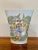 Bjorn Wiinblad for Rosenthal "Commedia Dell Arte" Large Mid-Century Danish Faience Ceramics Vase With Lady & Harlequins For Sale - Image 10 of 10