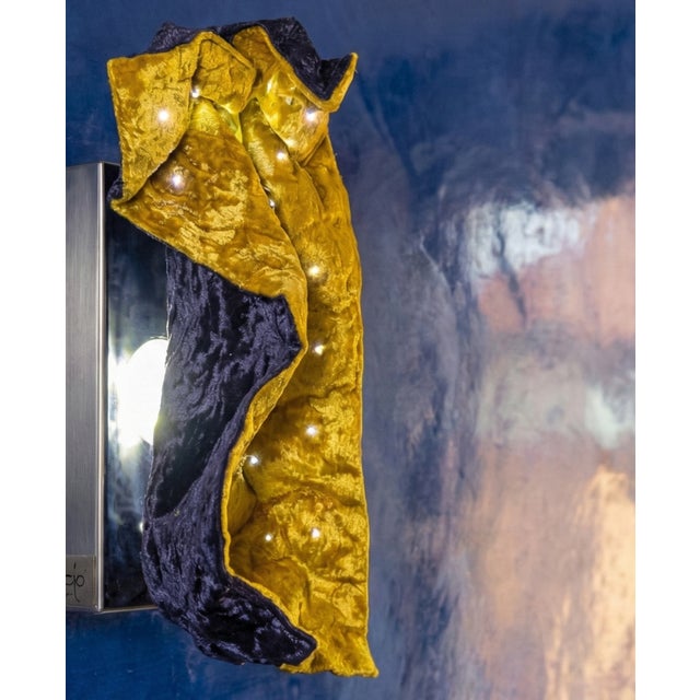 Wrinkled Wall Light by Dario Nasuti For Sale - Image 10 of 12