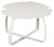 White Iron Andy Coffee Table from VGnewtrend For Sale