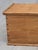 1900 - 1909 Antique German Natural Pine Storage Trunk With Original Iron Key For Sale - Image 5 of 13