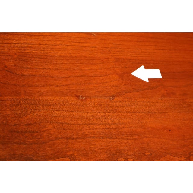 Early 21st Century Stickley Mission Collection Pair Of Cherry Three Drawer Nightstands For Sale - Image 5 of 18