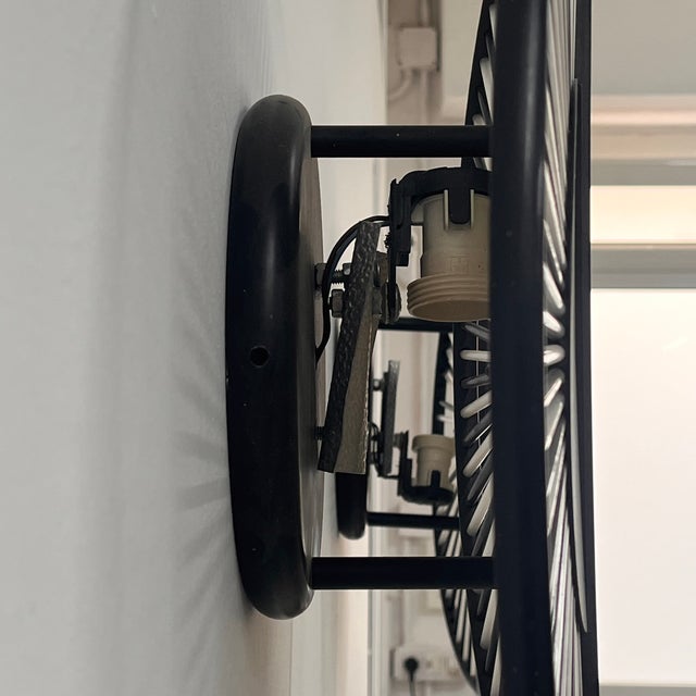 Black and White Murano Glass Wall Lights, 1980s, Set of 2 For Sale - Image 4 of 7