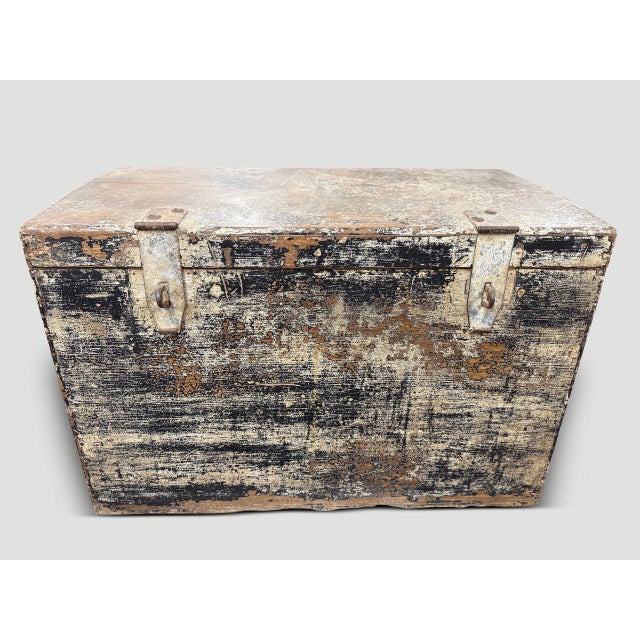 Wood 1950s Large Blanket Chest For Sale - Image 7 of 18