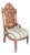 19thC Victorian Renaissance Revival Carved Walnut Armorial Slipper Chair. For Sale