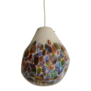 Contemporany Murrine Sphere in Murano Style Glass With Multicolored Murrine From Simoeng