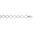 2020s .925 Sterling Silver 1.00 Cttw Diamond Interlinking Open Circle Link Bracelet For Sale - Image 5 of 6