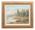 Landscape with a Lake, Oil on Board, 20th Century For Sale