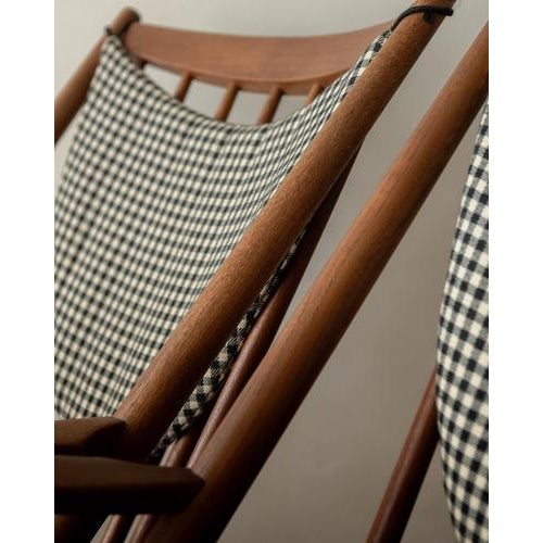 Gold Vintage Model 182 Rocking Chairs by Frank Reenskaug for Bramin, 1950s, Set of 2 For Sale - Image 8 of 18