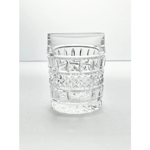 Bohemia Crystal-Crystalex “Glasgow” 4 Old Fashioned Tumbler Glasses 3 5/8” 10oz Good vintage condition. No chips, cracks,...