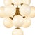 Regina Andrew La Dame Chandelier in Swirl Glass Natural Brass For Sale - Image 4 of 7