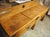 Antique French Double Butcher Block Table With Iron Mounts, Circa 1920s For Sale - Image 12 of 12