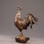 Late 20th Century Late 20th Century Gilt Bronze Figure of a Rooster on a Lucky Bag Base For Sale - Image 5 of 9