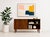 Mid-Century Modern Danish Rosewood Mid Century Modern Credenza | Tambour Door Media Cabinet | Scandinavian Storage Console, C. 1960’s For Sale - Image 3 of 16