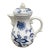 Vintage Blue Danube Blue Onion Coffee Tea Pot For Sale