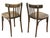 Antique Bentwood Bistro Dining Chairs from Thonet, Yugoslavia, 1960s, Set of 2 For Sale - Image 4 of 7