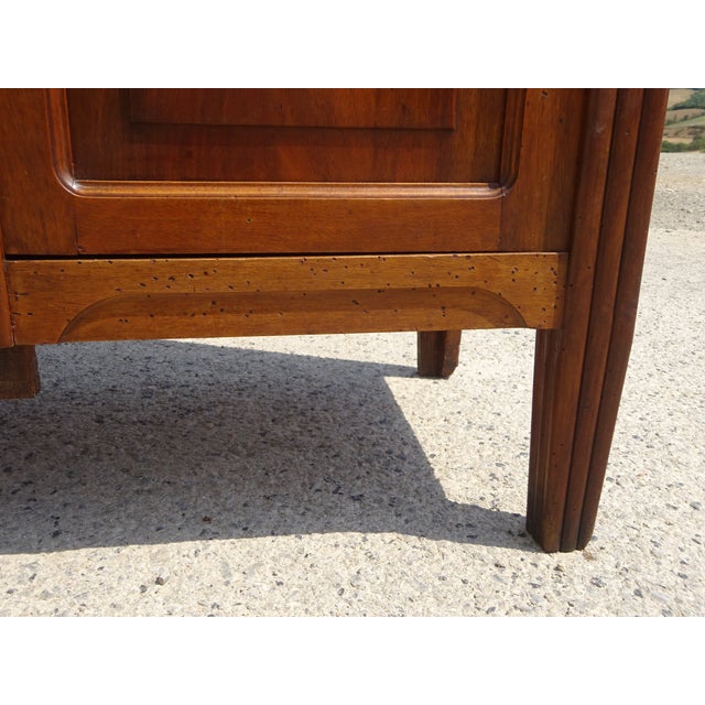 Vintage Art Deco Sideboard in Walnut and Marble, 1920s For Sale - Image 18 of 18