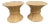 Vintage Pair of McGuire Style Sheaf of Wheat Bamboo Tables For Sale