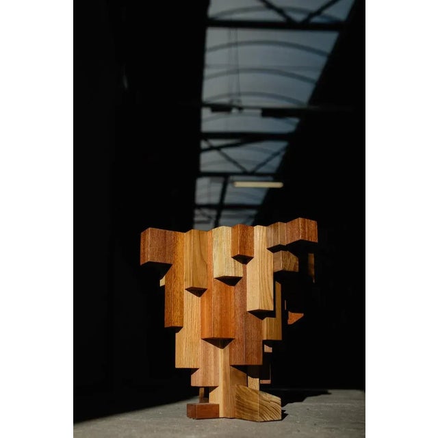 Not Yet Made - Made To Order Ahadi Side Table by Albert Potgieter Designs For Sale - Image 5 of 9