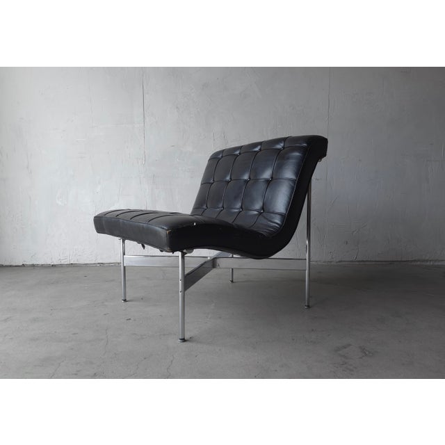 Erwine & Estelle Laverne Early Chrome and Leather New York Lounge Chair by Laverne For Sale - Image 4 of 13
