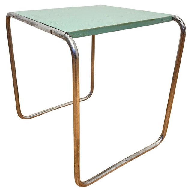 Bauhaus Chrome B9 Nesting Table attributed to Marcel Breuer, 1930s For Sale - Image 11 of 11