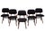 Dutch Scissors Dining Chairs by Louis van Teeffelen for WéBé, 1950s, Set of 5 For Sale - Image 10 of 18