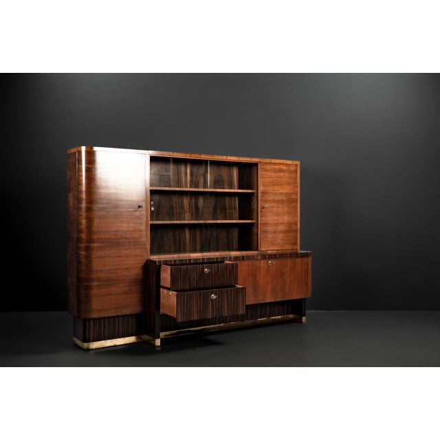 Wood Art Deco Cabinet by Bruno Paul for Deutsche WK Möbel, 1930s For Sale - Image 7 of 18
