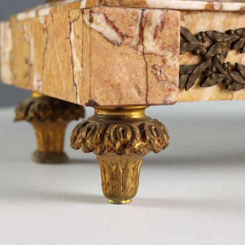 Fireplace Triptych in Marble and Gilded Antimony For Sale - Image 11 of 16