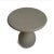 Contemporary Outdoor Modern Cement Mixed Drop Side Table For Sale - Image 3 of 7
