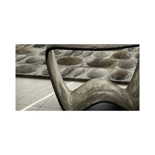Sculptural and Decorative Wall Panel in Cement, 1960s For Sale - Image 13 of 15