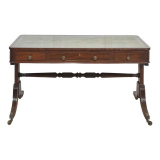 Regency Mahogany Library Table For Sale