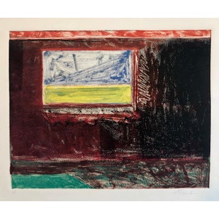 Pierre Obando, Caribbean Abstract Pattern & Decoration Monoprint Monotype Painting Print Obando, 1997 For Sale