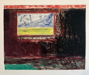 Pierre Obando, Caribbean Abstract Pattern & Decoration Monoprint Monotype Painting Print Obando, 1997